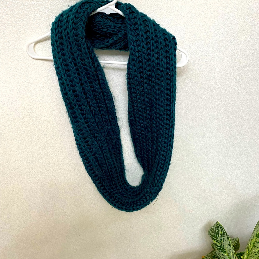 Knitted Green Scarf